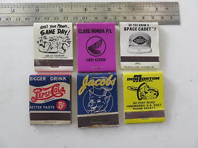 Vintage Advertising Jacobs Meats Adelaide Space Cadet Pepsi  Matches Match Boxes • $20