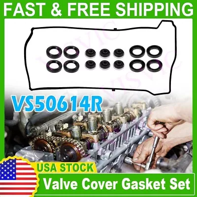 VISVIC VS50614R Valve Cover Gasket For Acura RSX Honda Civic K20A3 K20Z1 K20Z3 • $21.73