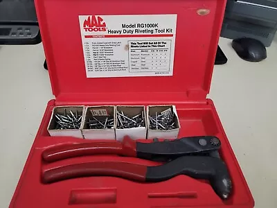 Mac Tools Usa # Rg1000k Heavy Duty Riveting Tool Kit • $49.98