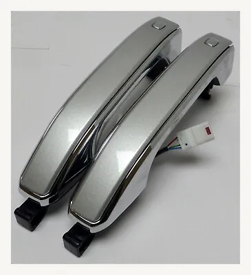 2015-2018 Tahoe Suburban Keyless Door Handle Silver Ice Chrome W/ Passive Entry • $71.76