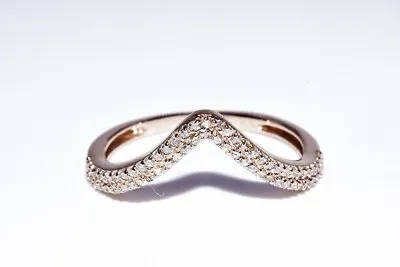 £9.43 • Buy $1,900 .42ct Natural Round Cut White Diamond Ring 10k Rose Gold