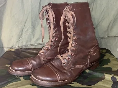 WW2 Original Us Army Paratrooper Jump Boots Size 11 • $500