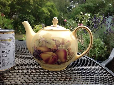 £95 • Buy Beautiful  Aynsley China 'orchard Gold' Pattern Large Size Teapot
