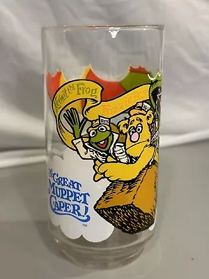 Vintage 1981 McDonalds The GREAT MUPPET CAPER Glass KERMIT FOZZIE GONZO Balloon • $6.35