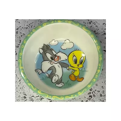 Baby Looney Tunes Tweety And Sylvester Bowl 1998 Warner Brothers By Zak Designs • $8.50