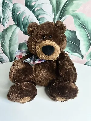 £8.99 • Buy Gund Spencer Chocolate Teddy Bear Organza Ribbon Soft Toy Plush Cuddle Stuffed