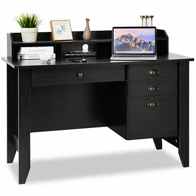 Computer Desk PC Laptop Writing Table Workstation Student Study Furniture Black • $199.99