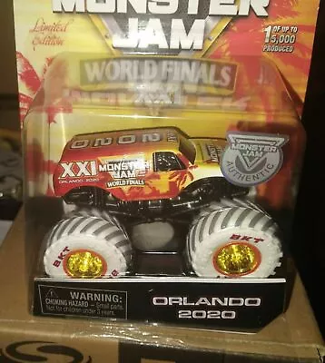 Monster Jam World Finals Truck 2020 Orlando Spin Master Diecast 1/64 • $24.49