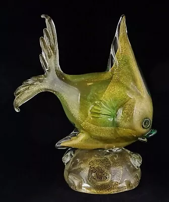 Seguso Murano Vintage Large Fish Art Glass Figurine Sculpture • $325