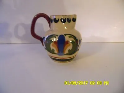 Torquay Pottery Mottoware Scandy Pinch Mouth Pitcher Allervale • $14
