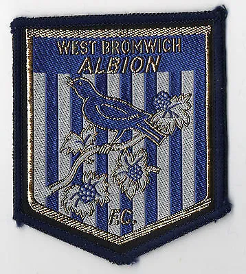 Original Vintage 1970s Sew On Patch West Bromwich Albion WBA Cloth Badge Unused • £20