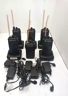 Lot Of 6 Motorola RDV2020 Radio RV2020BKF2AA  With Charger Same As Pictures • $199.99