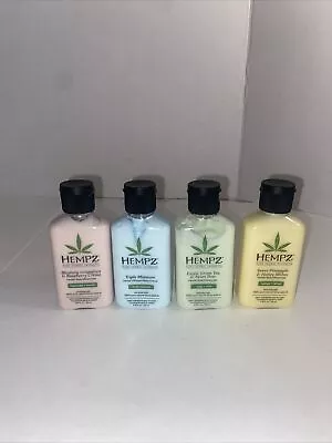 Lot Of 4 Hemps Body Moisturizer 2.25 Fl Oz Herbal Extracts  • $14.99