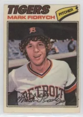1977 Topps Baseball Patches Cloth Stickers Mark Fidrych #15.2 Rookie RC • $9.40