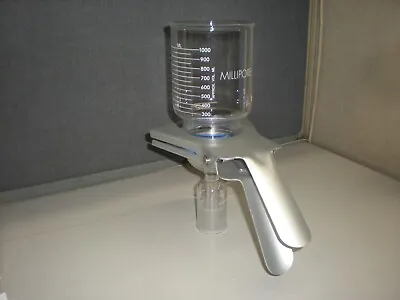 Millipore 1000mL Filter Holder Kit - Glass Funnel With Filter Base & Clamp • $99.99