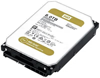 Hard Drive WD Gold WD8002FRYZ 8TB 7.2K 128MB SATA III 3.5'' • $869.02