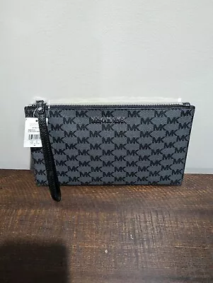 Michael Kors Signature Cosmetic Pouch Bag Wristlet • $57