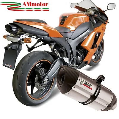 Exhaust Kawasaki ZX-6 R 2007 Mivv Suono Motorcycle Steel Silencer UK019L7 • $580.59