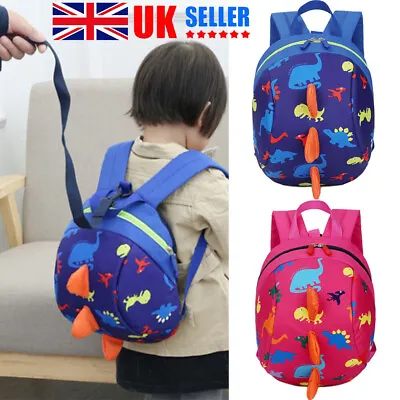 £5.99 • Buy Kids Baby Toddler Walking Safety Harness Backpack Security Strap Bag With Reins
