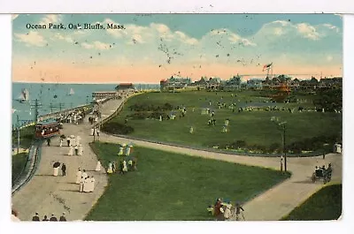 1913 - OCEAN PARK Oak Bluffs Massachusetts Landscapes Postcard • $5.85