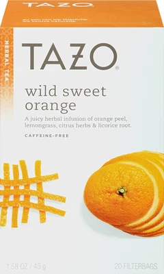 £7.43 • Buy Tazo Teas Herbal Infusion Tea-Wild Sweet Orange (Decaf) 20 Bag