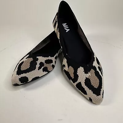 Mia Kerri New Leopard Flats In Size 7 • $34.87