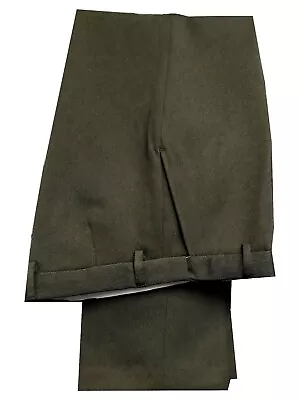 Mens Heavy Cavalry Twill Trousers Smart Casual Formal Wear Pants W32 To W48 • £29.99