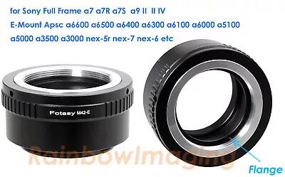 Copper Adjustable 42mm M42 Lens To Sony  NEX7 A6300 A6000 A5000 A3000 Adapter  • $10.74