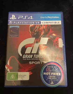 Gran Turismo Sport (Sony PlayStation 4 2017) • $18