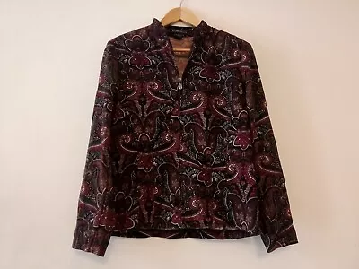 Vintage Paisley Ladie's Jacket Size S - Very Good Condition • £15.99