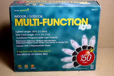 150 Indoor/outdoor Multifunction Christmas Clear Light Set 844-411 Bin 5 • $13.95