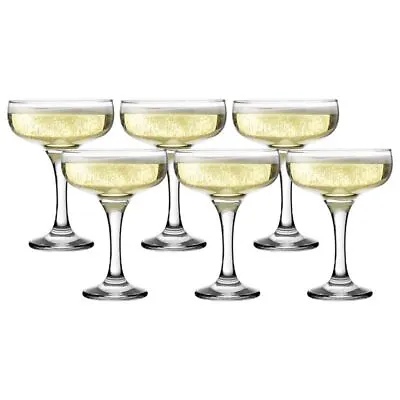Porto - Gala Champagne Saucer 150ml Glass Set Of 6 • $9