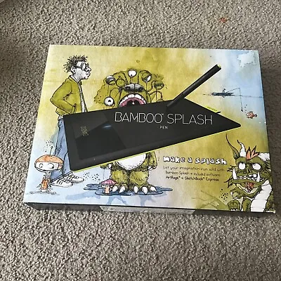 Wacom Bamboo Splash Drawing Tablet CTL470 Untested As Is Software And Pad • $25