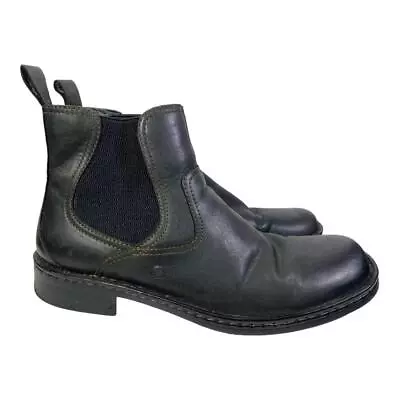 Born Black Leather Chelsea Boot Men Size 10 • $55