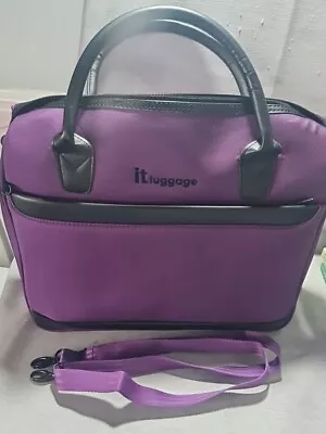 It Luggage Purple Cabin Laptop Shoulder Bag With Trolley Suitcase Sleeve • £30