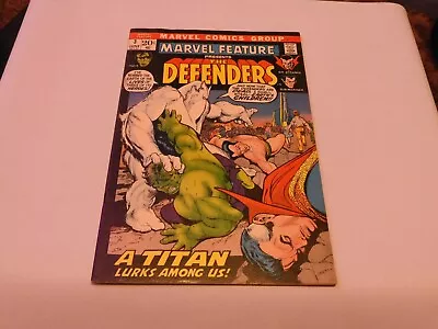 Marvel Feature THE DEFENDERS #3 - 1972 Marvel Bronze Age Comic • $15