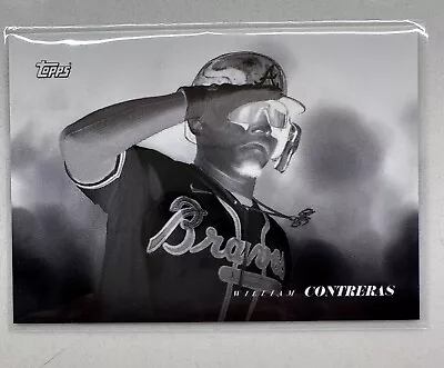 2022 Topps Black And White Photo Negative William Contreras /99 • $8.99