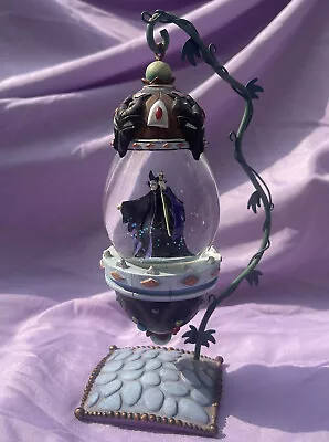 DISNEY Villain Maleficent Hanging Water Globe On Vine Stand • $275