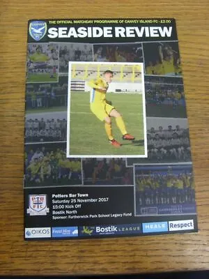 25/11/2017 Canvey Island V Potters Bar Town  . For UK Orders Shipping Is FREE Of • £3.99