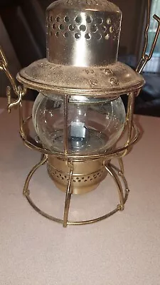 Vintage Adlake CONRAIL Gold Railroad Lantern Kero Elkhart IN Consolidated Rail • $59.99