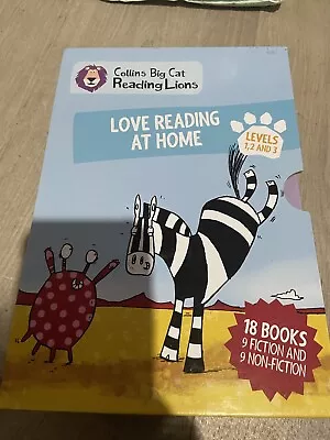 Collins Big Cat Reading Lions Childrens Phonics Book Set Levels 12 & 3 X18 • £6