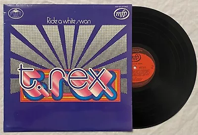 T. REX Ride A White Swan Vinyl Record Album LP MFP 1973 Marc Bolan And Rock Pop • £14.99