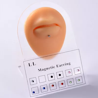 12pcs Magnetic Earring Piercings  Cartilage Nose Ring  Non Pierced • $7.57