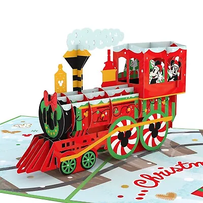 Lovepop Mickey And Minnie Christmas Train Pop-Up Holiday Card • $22.50