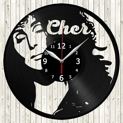 Cher Vinyl Record Wall Clock Decor Handmade 4318 • $24.98