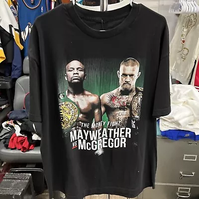 Floyd Mayweather VS Conor McGregor T-Shirt The Money Fight August 26 2017 Xl • $100