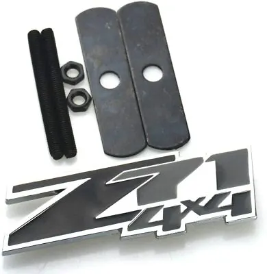 1pc Grille Z71 Emblem 4x4 Replacement For Silverado Sierra Tahoe Black • $10.19