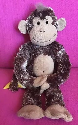 Aurora Cheeky Charlie Hanging Monkey With Banana In Tail Soft Plush Toy 8-18” • £14.99