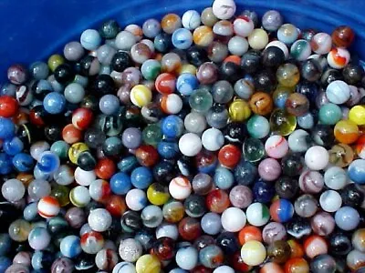 Please Read!  One  Pound  Of Mixed Marbles Floor Sweepings $17.99 Postpaid! • $17.99