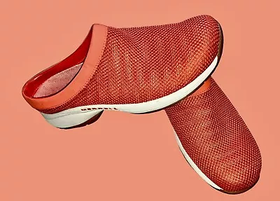 Merrell Primo Breeze II Slip-on Mules Shoes Coral Orange Women's 10 • $22